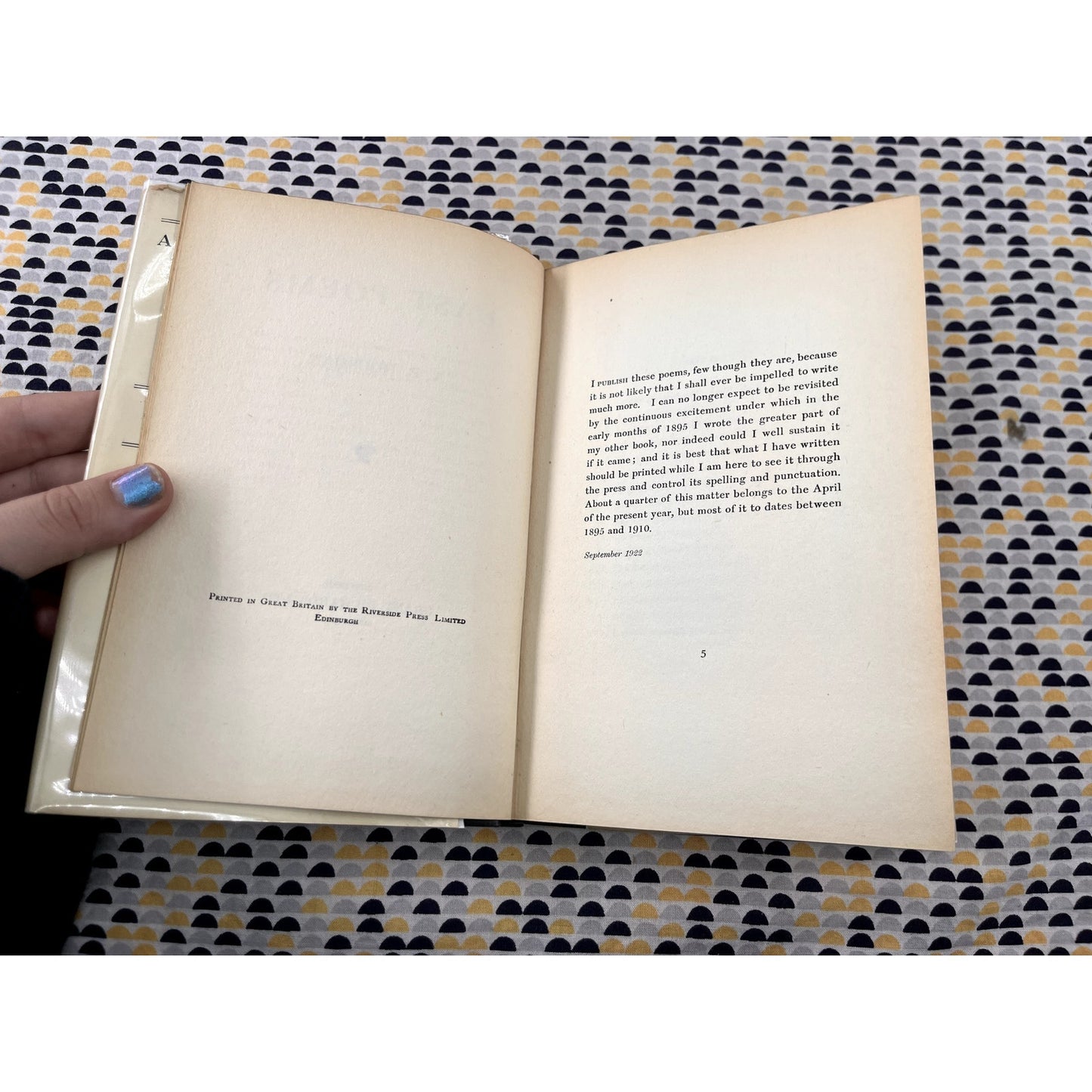 Last Poems - A. E. Housman - Grant Richards Books - Hardcover - 1st Edition