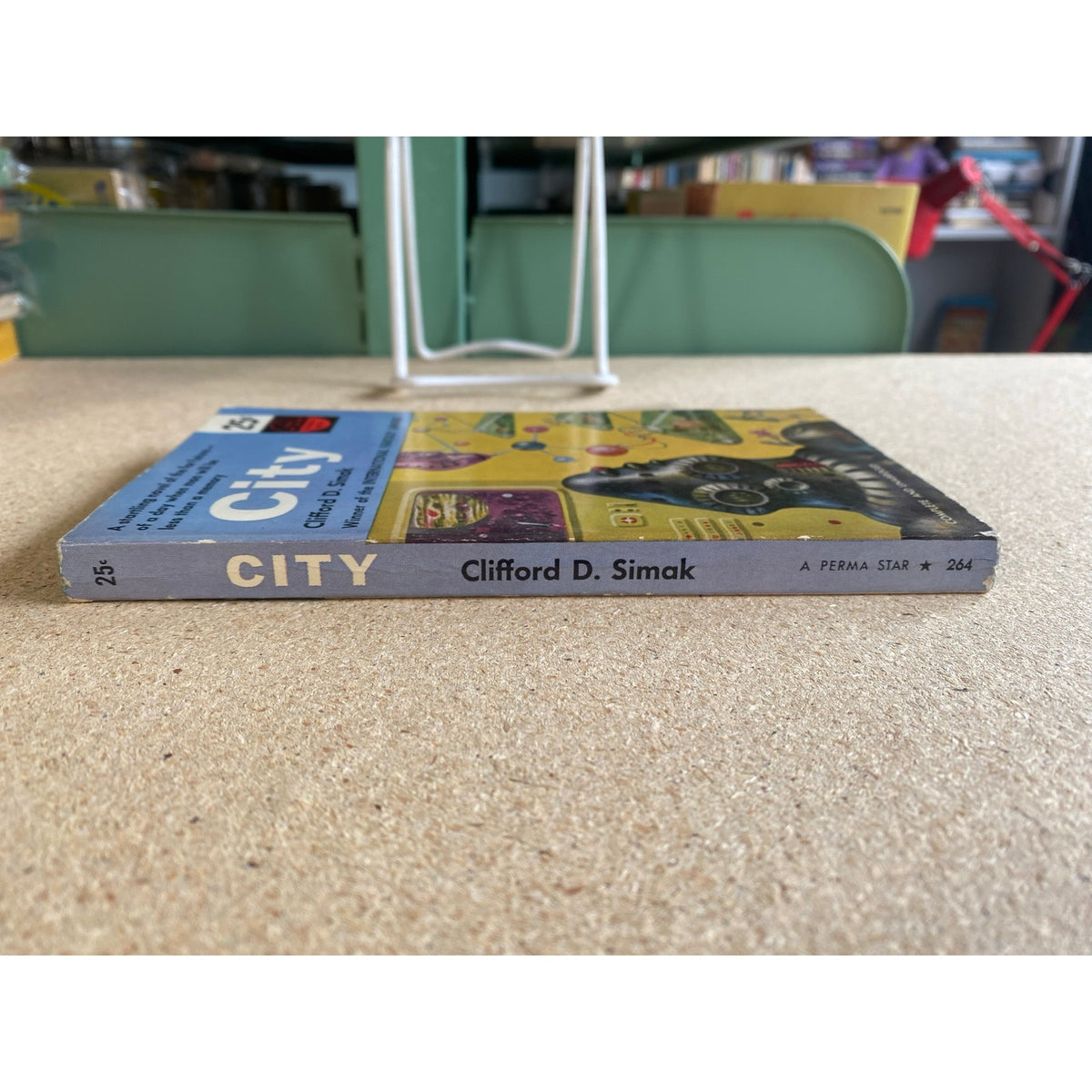 City  - Clifford D. Simak - 1st Print Doubleday Perma Star - Richard Powers cover - Paperback