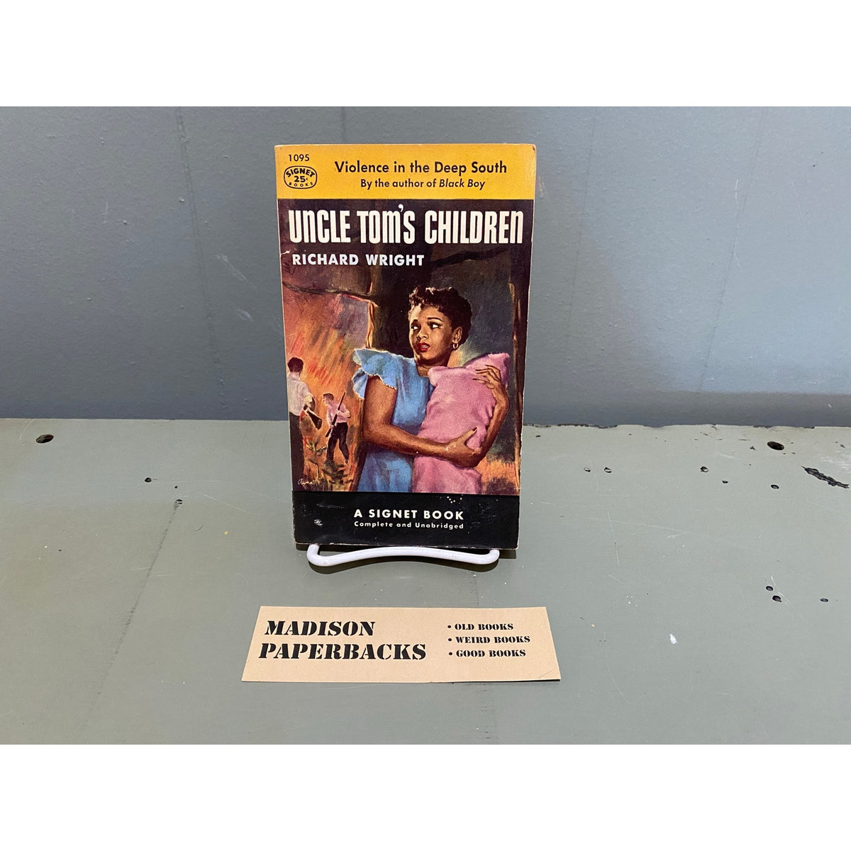 Uncle Tom's Children - Richard Wright - Signet 1095 - Vintage Paperbacks