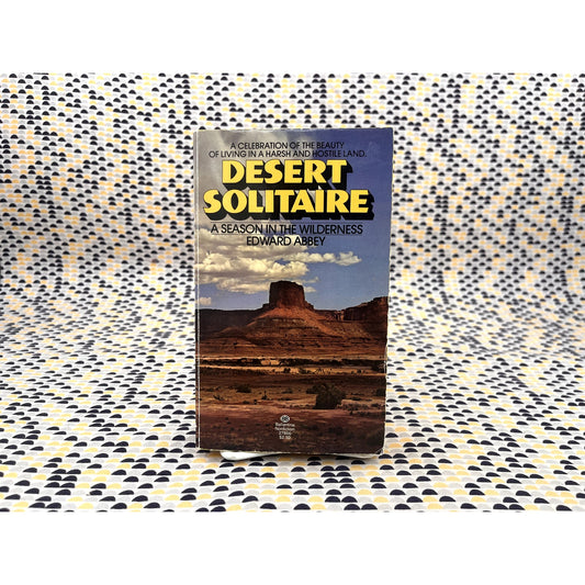 Desert Solitaire - A Season in the Wilderness - Edward Abbey - Vintage Paperback Book