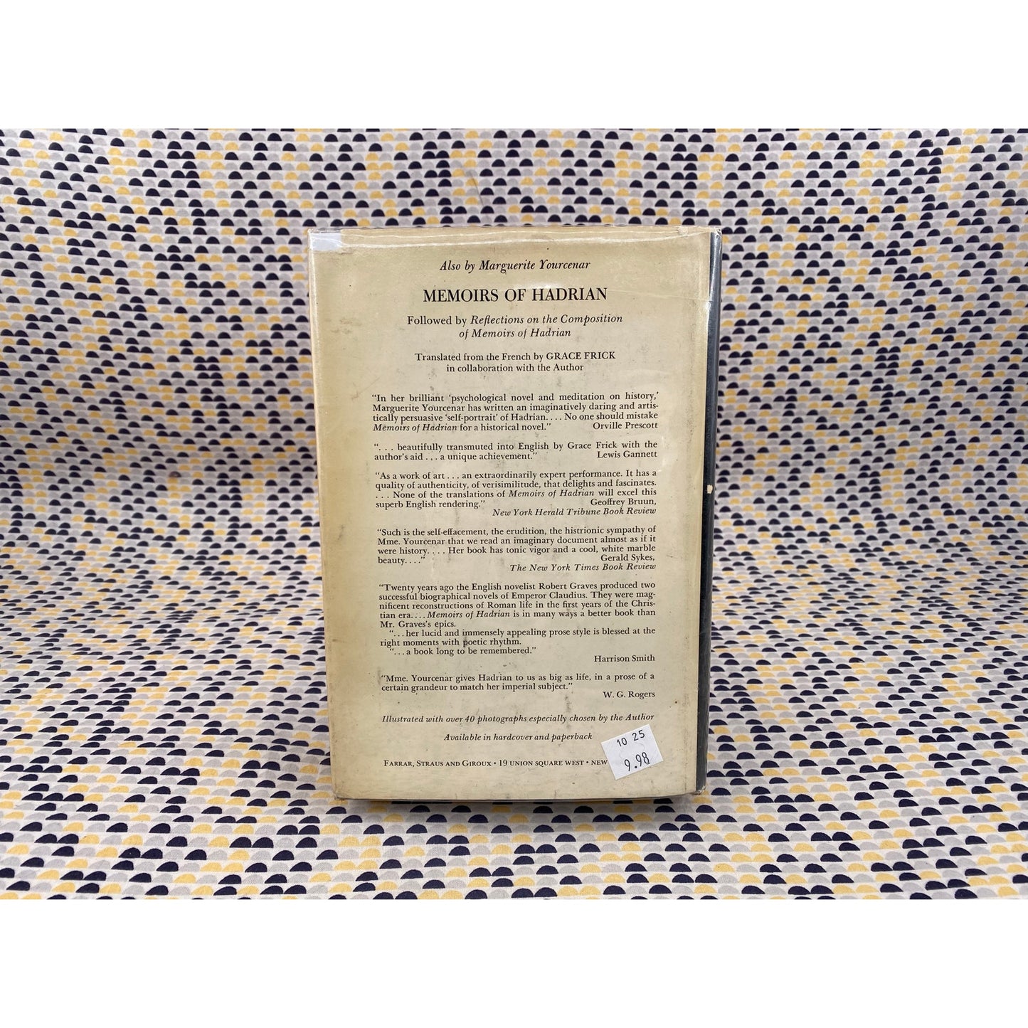 The Abyss - Marguerite Yourcenar - Farrar Straus Giroux - Hardcover - 1st Edition