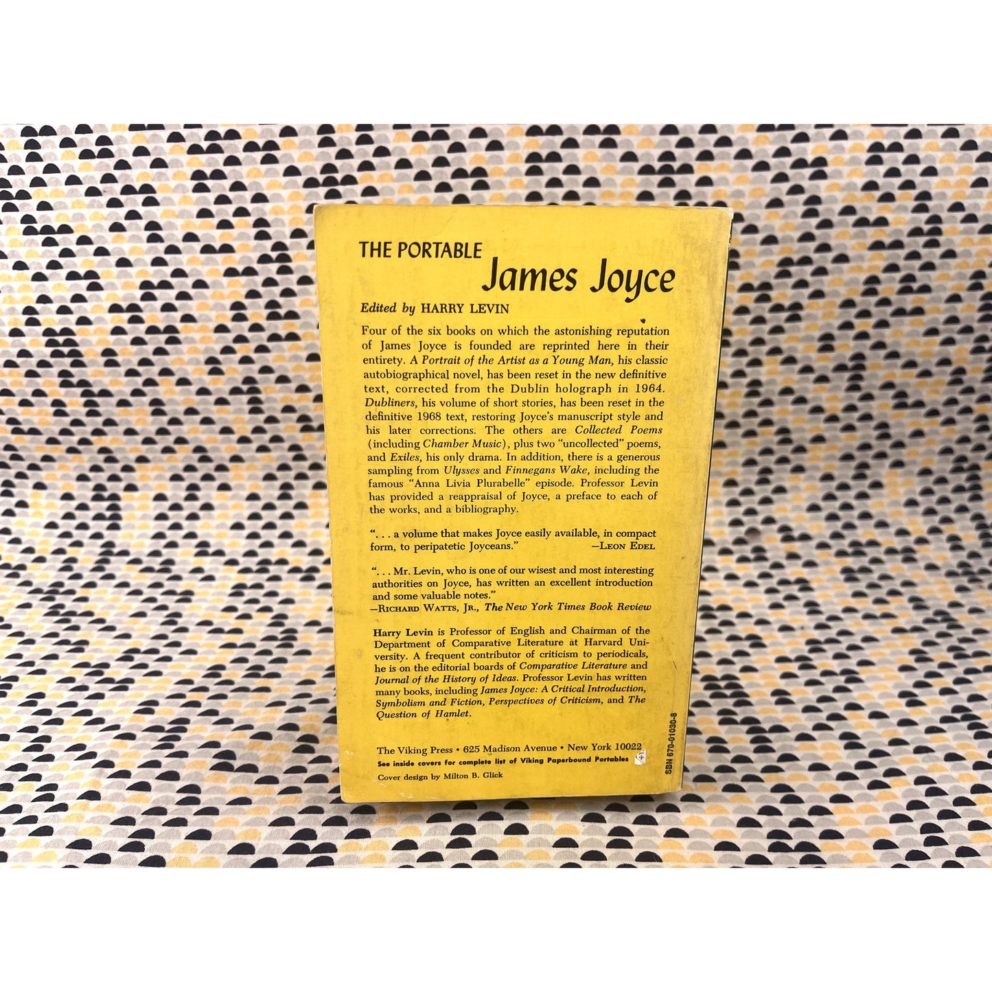 The Portable James Joyce - Vintage Paperback - Viking Portable Library Edition