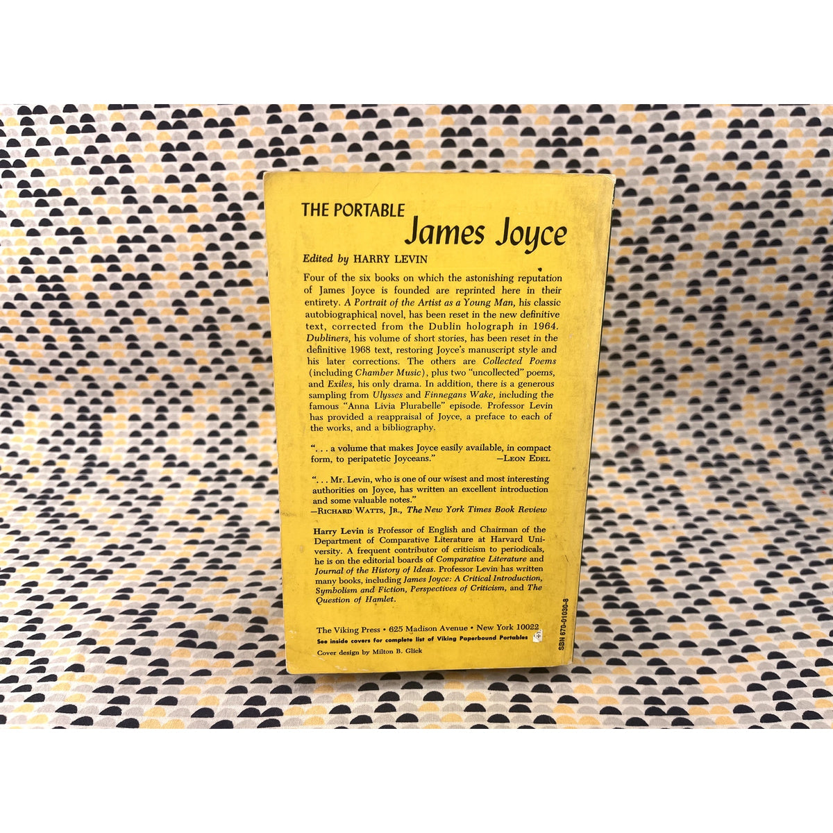 The Portable James Joyce - Vintage Paperback - Viking Portable Library Edition
