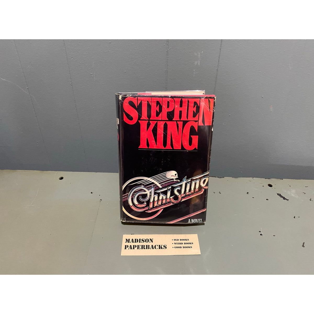 Christine - Stephen King - Vintage Hardcover Book - Viking Club Edition